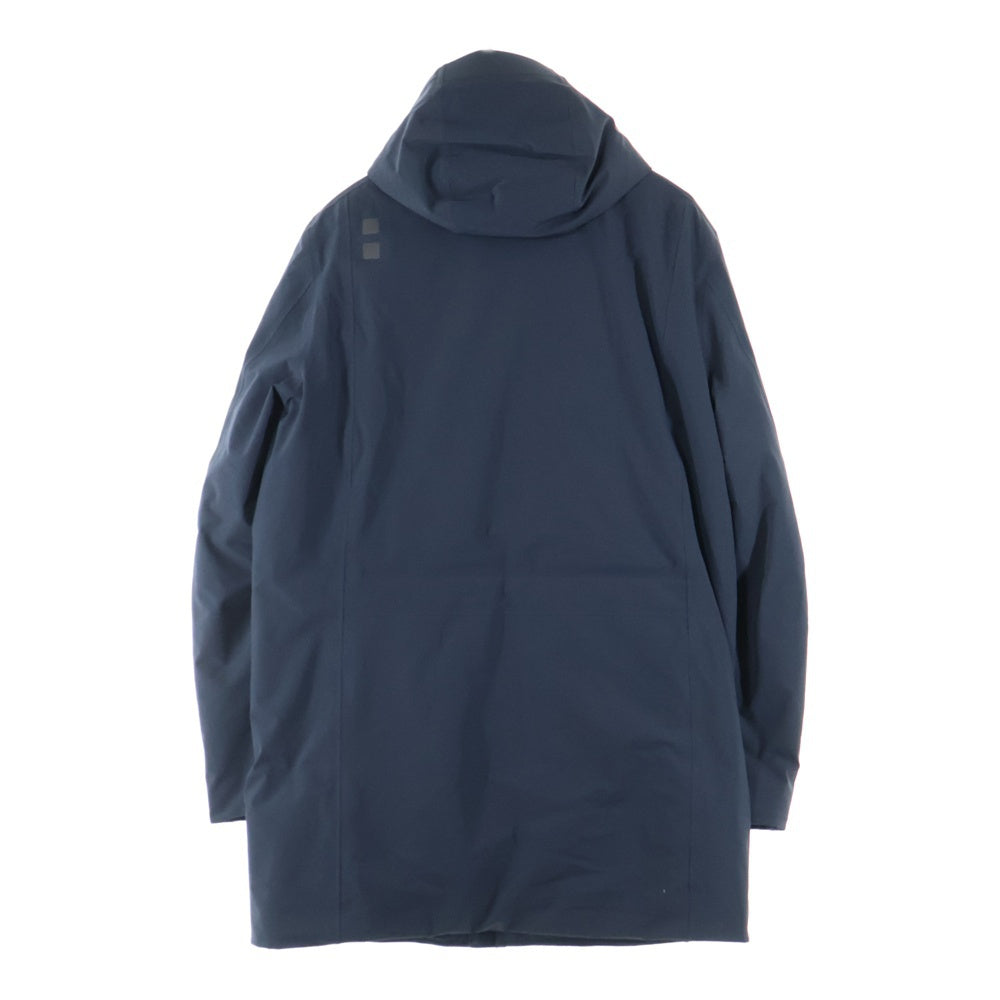 UBR(ウーバー) DOWN JACKET フーデッド ダウンジャケット ネイビー QC01250