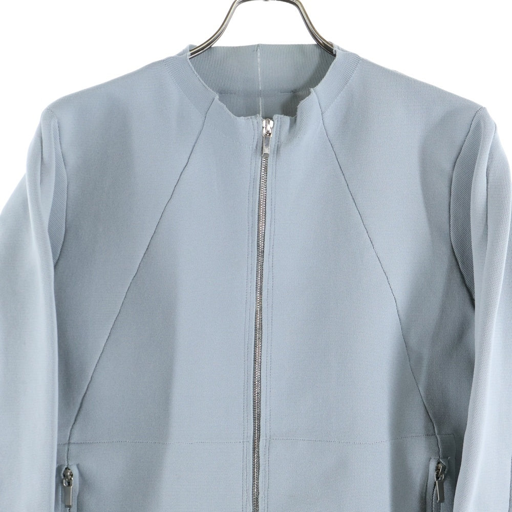 ATTACHMENT(アタッチメント) PE KNIT SINGLE RIDERS ニット シングルライダース ジャケット グレー AK11-246