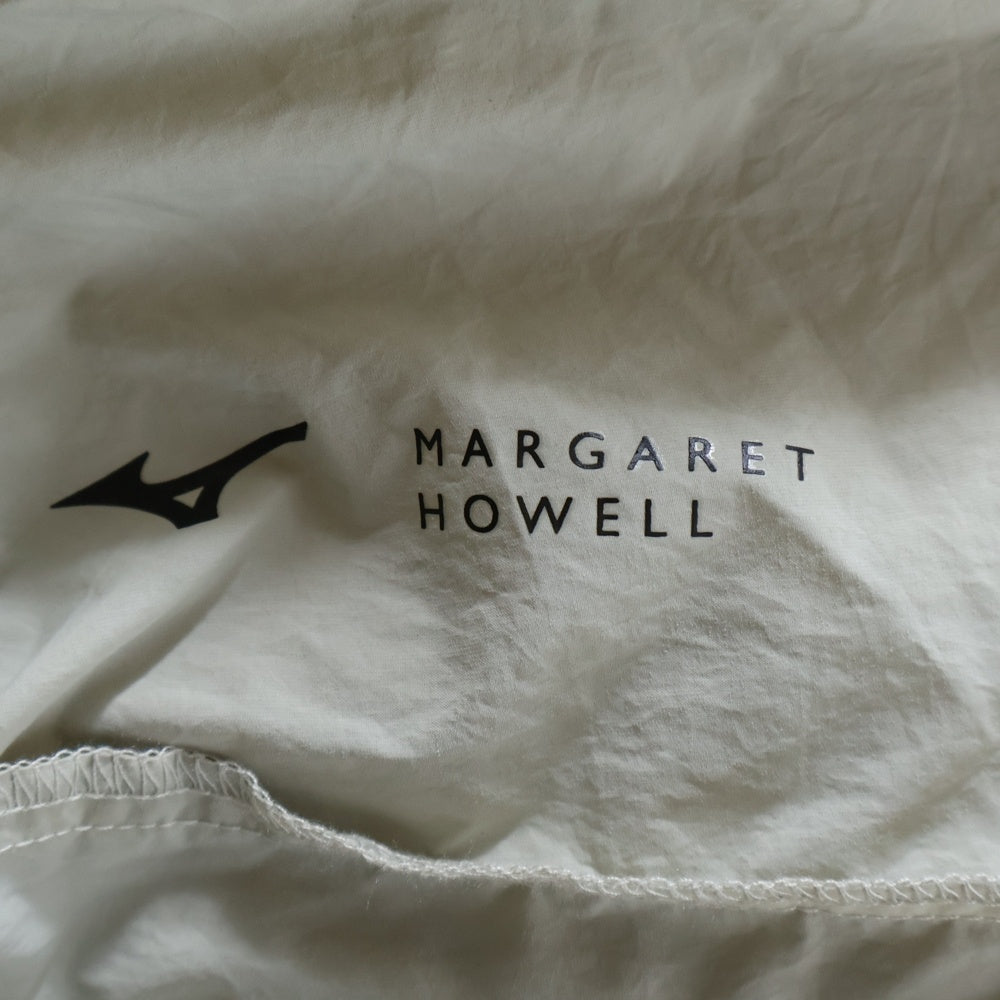 MARGARET HOWELL(マーガレットハウエル) ×MIZUNO LIGHTWEIGHT NYLON POPLIN TROUSERS ミズノ ライトウェイト ナイロンポプリン トラウザーパンツ グレー 579-5145002