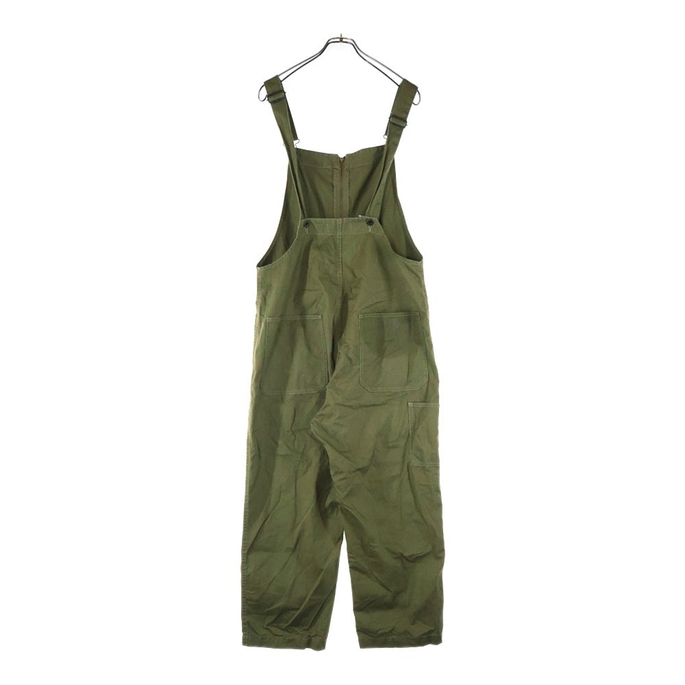 JOHNBULL(ジョンブル) 日本製 コットン オーバーオール カーキ 211-0426