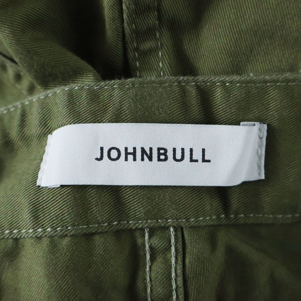 JOHNBULL(ジョンブル) 日本製 コットン オーバーオール カーキ 211-0426