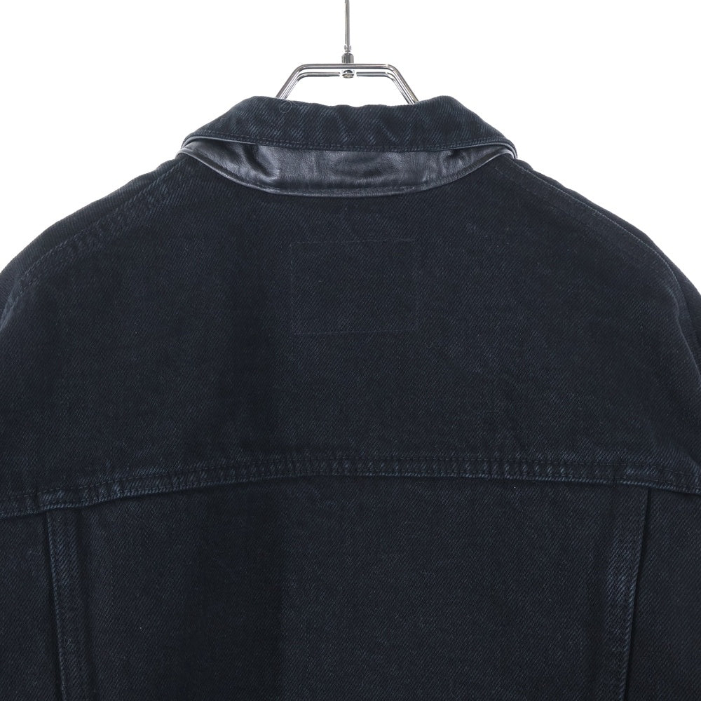 BALENCIAGA(バレンシアガ) 23SS 72GARDE-ROBE ガードローブ オーバーサイズデニムジャケット Gジャン ブラック 724649 TNW40