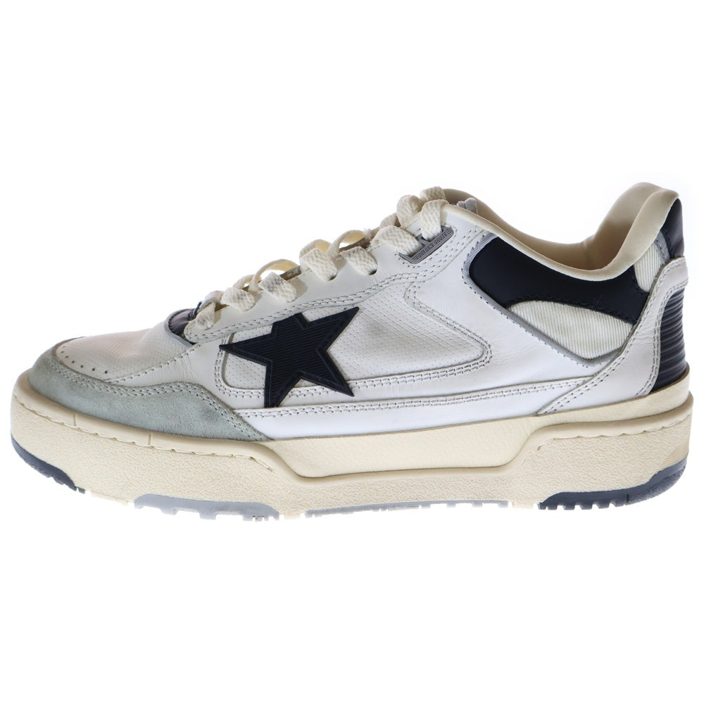 GOLDEN GOOSE DELUXE BRAND(ゴールデングースデラックスブランド) FORTY2 裏地レザー ローカットスニーカー ホワイト/ベージュ/ブラック GWF00630F00574511395