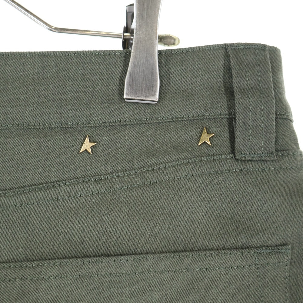 GOLDEN GOOSE DELUXE BRAND(ゴールデングースデラックスブランド) CARGO TROUSERS ワイドレッグ バックスタッズ付 カーゴパンツ カーキ GMP01868P00155835548