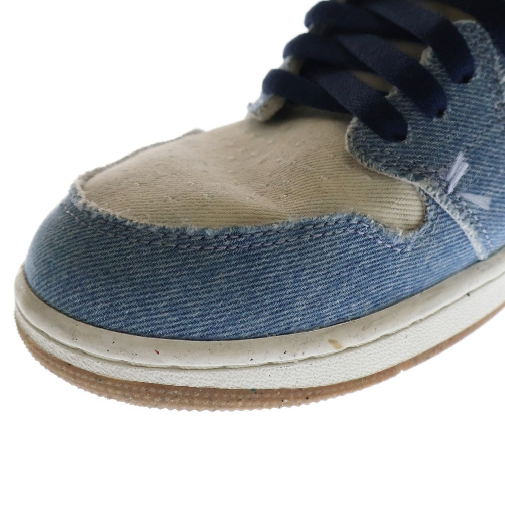 NIKE(ナイキ) AIR JORDAN 1 HIGH OG Denim エアジョーダン 1 デニム ハイカットスニーカー インディゴ US8.5/26.5cm FQ2947-100