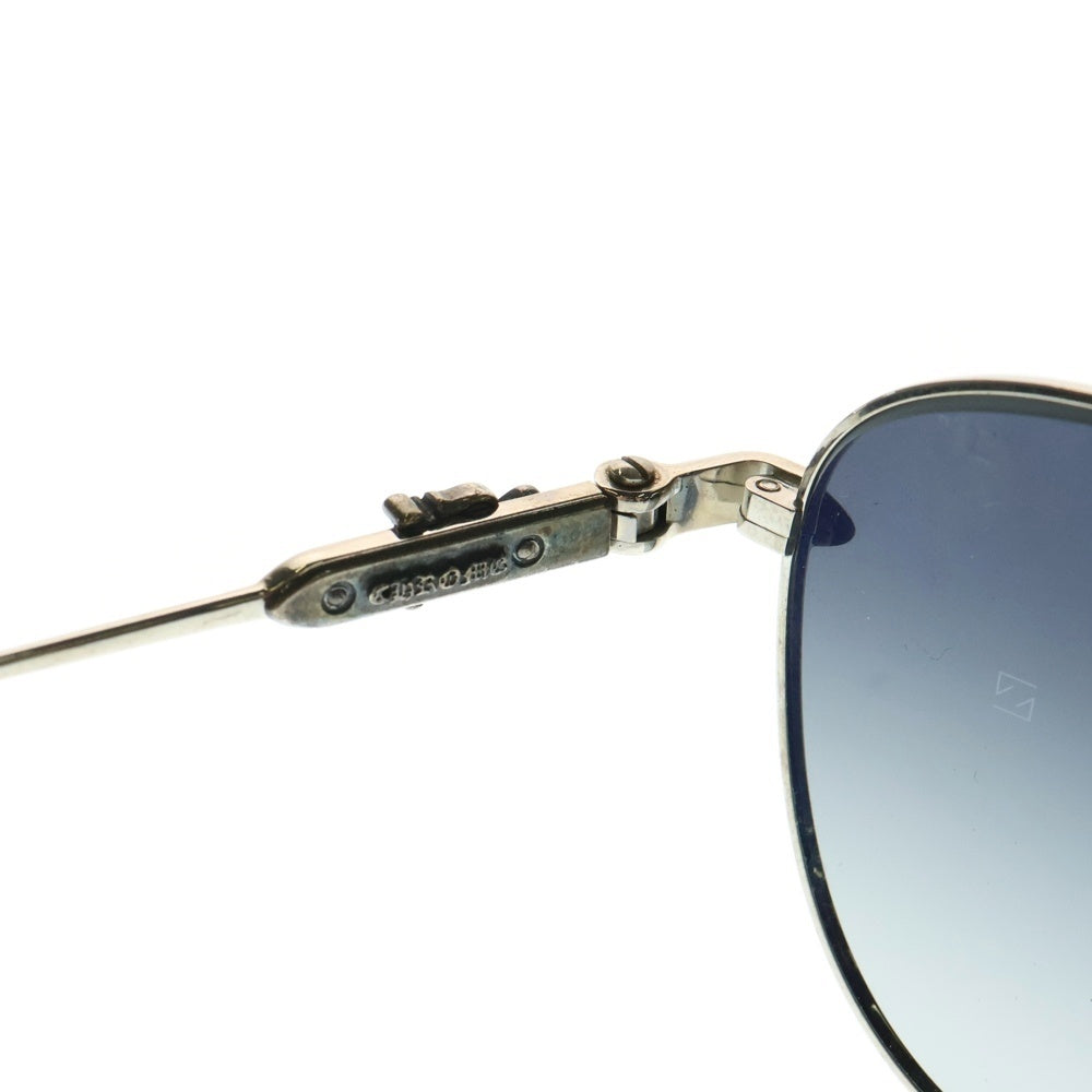 CHROME HEARTS(クロムハーツ) SLAM スラム オーバルフレーム ダブルブリッジ サングラス シルバー