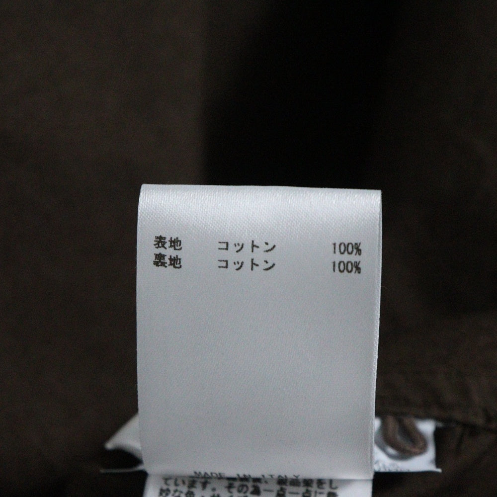 JIL SANDER +(ジルサンダープラス) 胸ポケット 6B レギュラーカラー 長袖シャツ ブラウン HS PM NM 0001