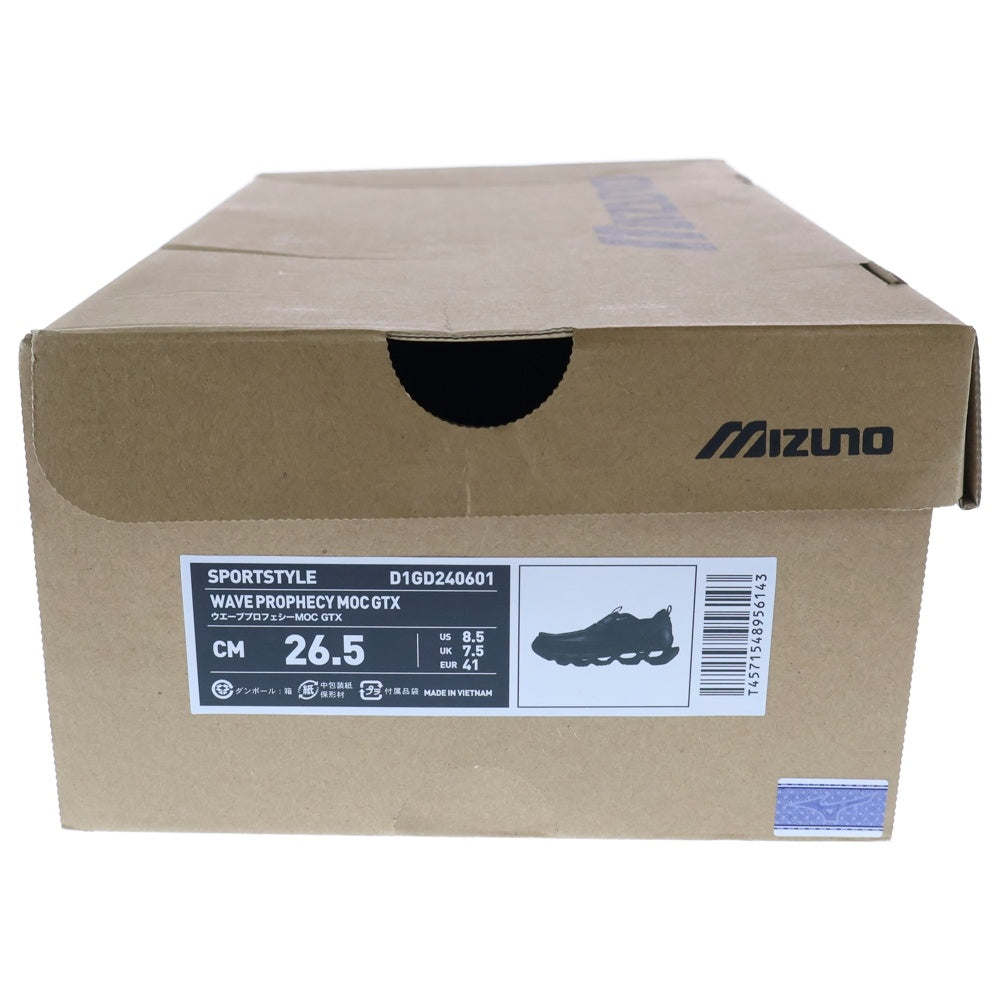 MIZUNO(ミズノ) WAVEPROPHECY MOC GTX ウェーブプロフェシー モック ゴアテックス ローカットスニーカー ブラック US8.5/26.5cm D1GD240601