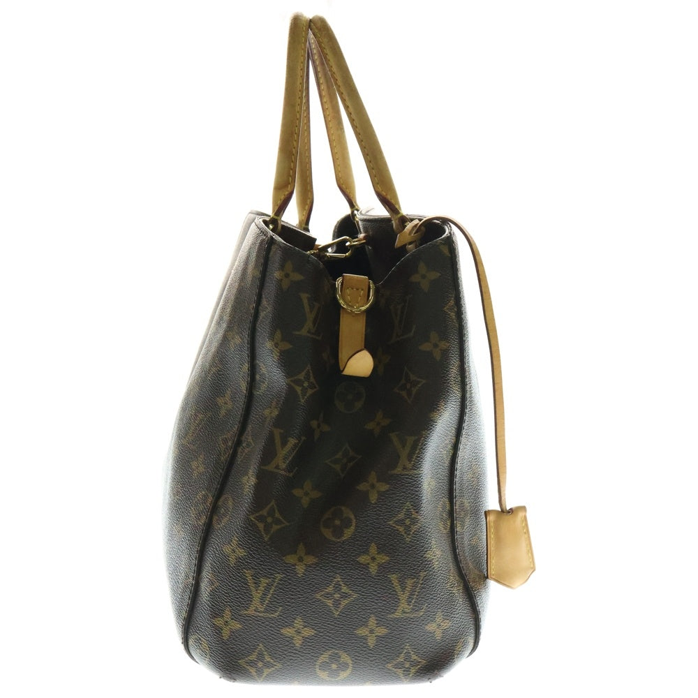 LOUIS VUITTON(ルイヴィトン) モンテーニュGM モノグラム レザー ハンドバッグ ブラウン M41067 TR0184