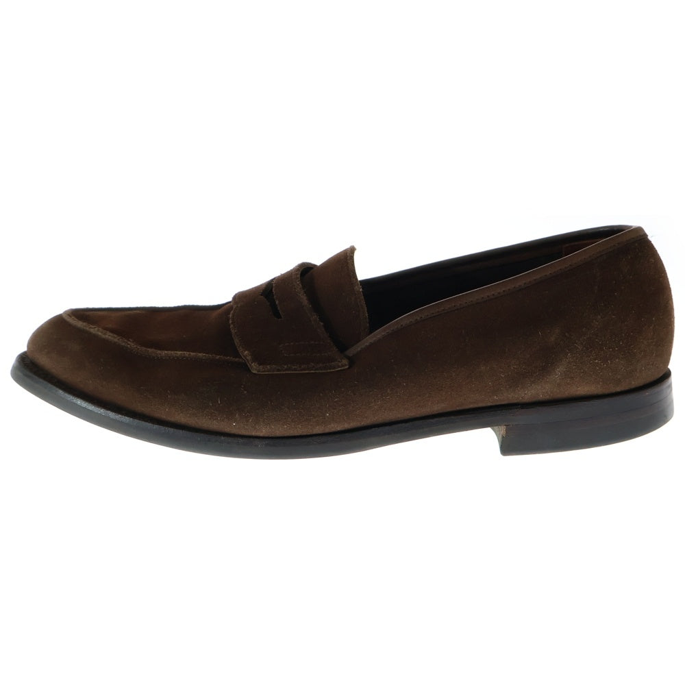 Crockett&Jones(クロケットアンドジョーンズ) BOSTON 2 ボストン スエードレザー ローファー ローカットシューズ ブラウン