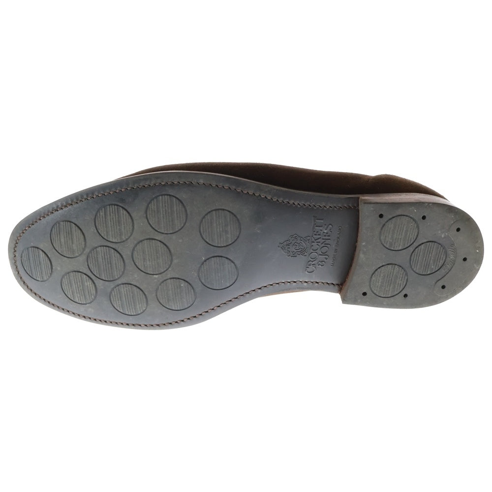 Crockett&Jones(クロケットアンドジョーンズ) BOSTON 2 ボストン スエードレザー ローファー ローカットシューズ ブラウン