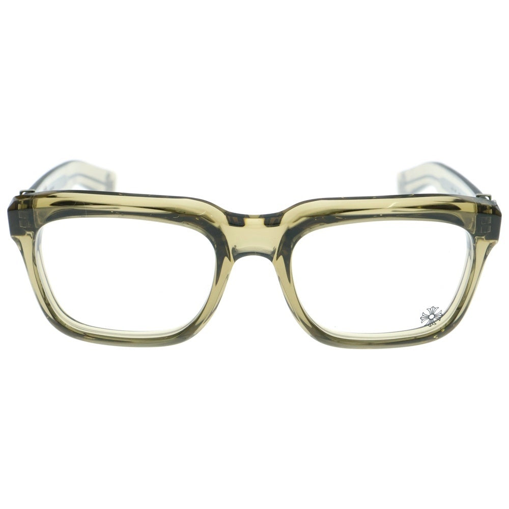 CHROME HEARTS(クロムハーツ) SEE YOU IN TEA シー ユー イン ザ ティー スクエアフレームサングラス メガネ イエロー