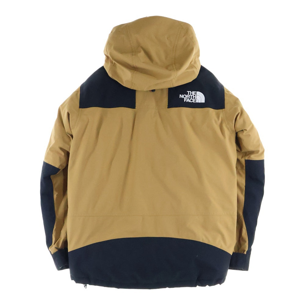 THE NORTH FACE(ザノースフェイス) MOUNTAIN DOWN JACKET GORE-TEX マウンテン フーデッドダウンジャケット ゴアテックス ベージュ/ブラック ND91930