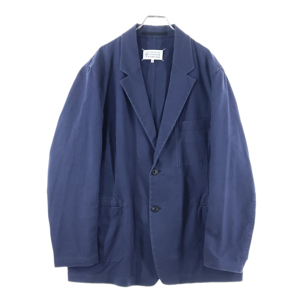 Maison Margiela 10(メゾン マルジェラ) 18AW ノッチドラペル リバーシブル 2B テーラードジャケット ネイビー S50BN0349