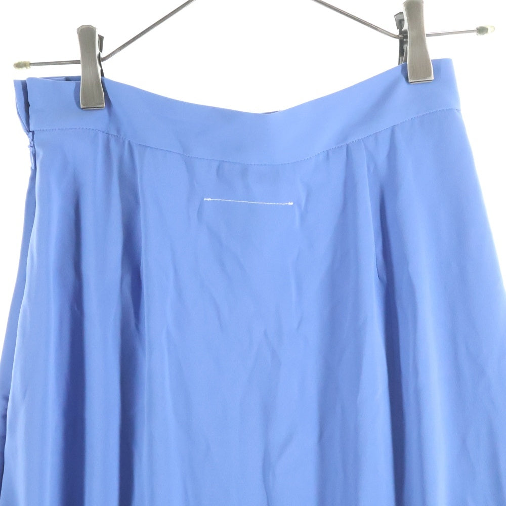 MM6 Maison Margiela(エムエムシックスメゾンマルジェラ) 21SS プリーツミディ ロングスカート S52MA0128 レディース ブルー