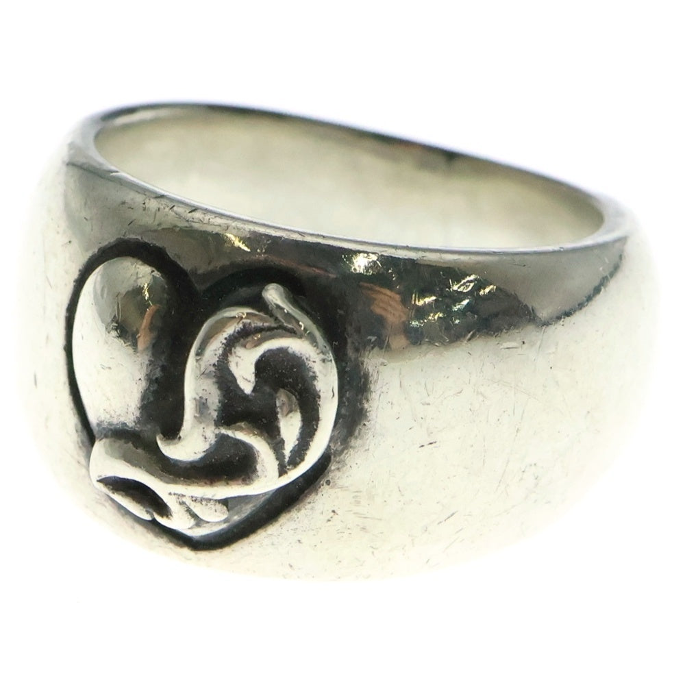 CHROME HEARTS(クロムハーツ) HEART IN BAND ハートインバンド リング シルバー