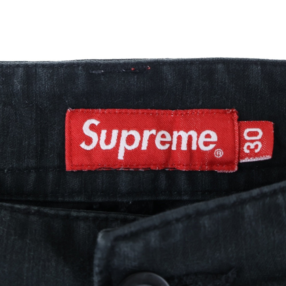 SUPREME(シュプリーム) 22AW CARGO PANT マルチポケット ロングカーゴパンツ ブラック