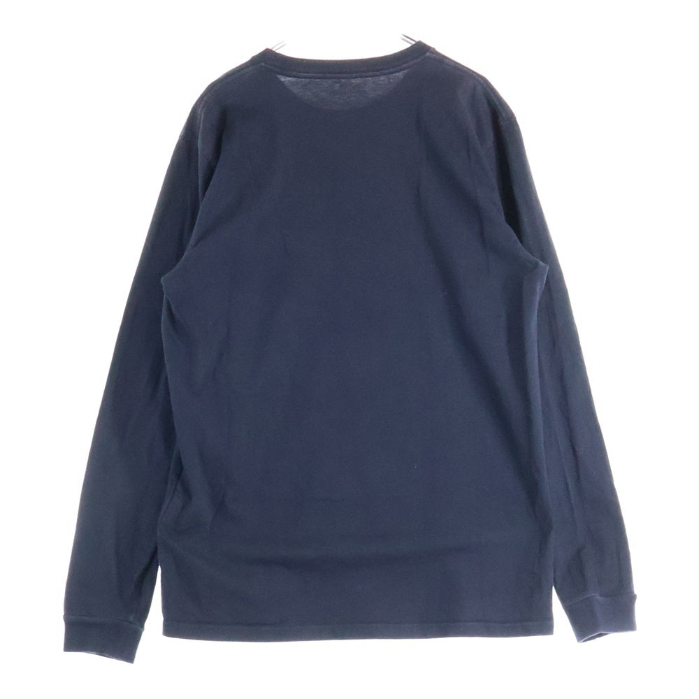 CARHARTT(カーハート) ミニロゴ エンブロイダリー ロングスリーブ 長袖クルーネックTシャツ カットソー ブラック I022923