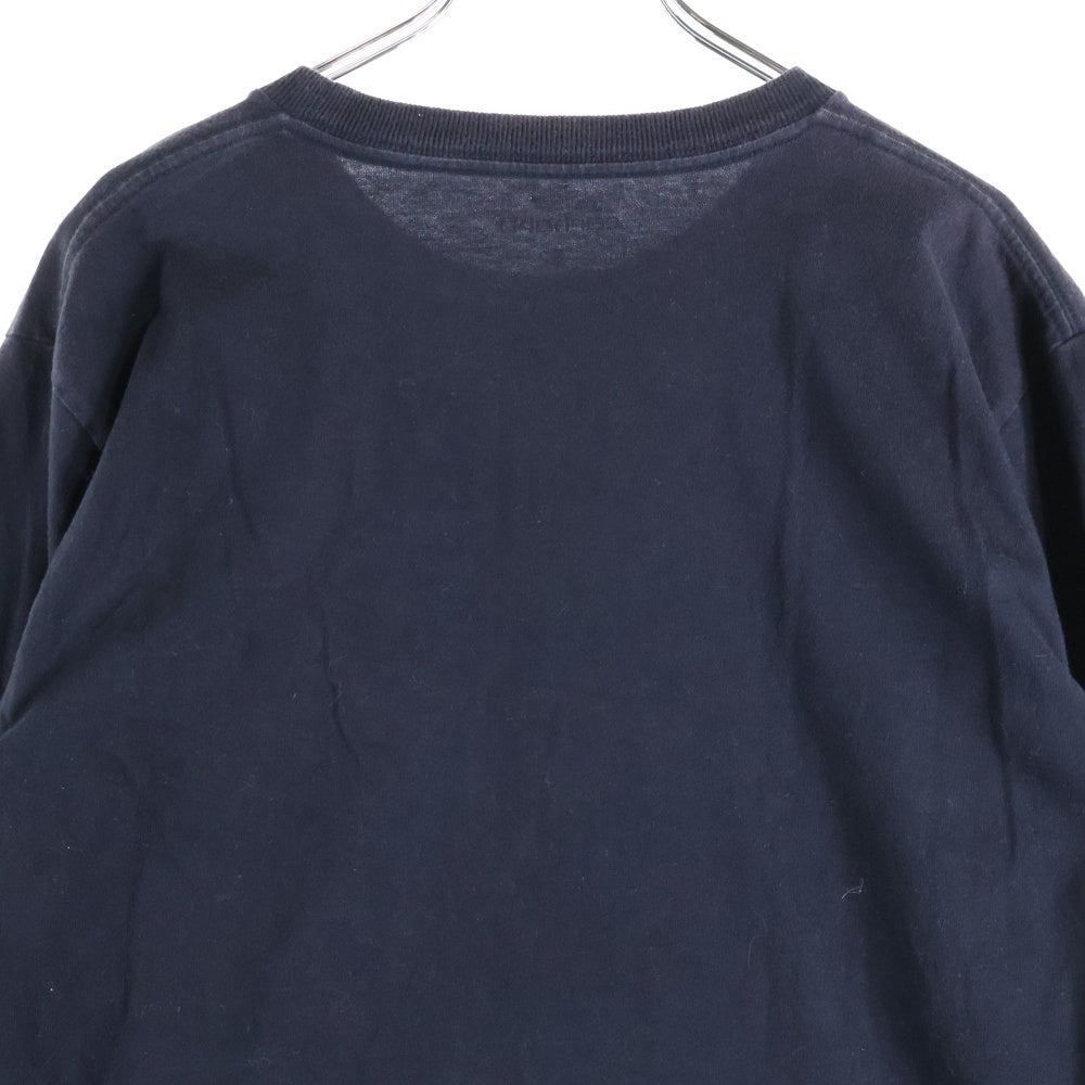 CARHARTT(カーハート) ミニロゴ エンブロイダリー ロングスリーブ 長袖クルーネックTシャツ カットソー ブラック I022923