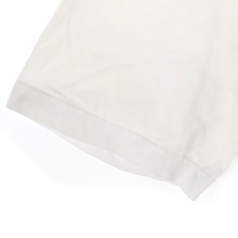 BALENCIAGA(バレンシアガ) BB LOGO T-SHIRTS ビービーロゴ クルーネック半袖Tシャツ カットソー ホワイト 570803 TEV48