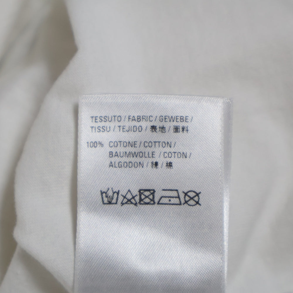 BALENCIAGA(バレンシアガ) BB LOGO T-SHIRTS ビービーロゴ クルーネック半袖Tシャツ カットソー ホワイト 570803 TEV48