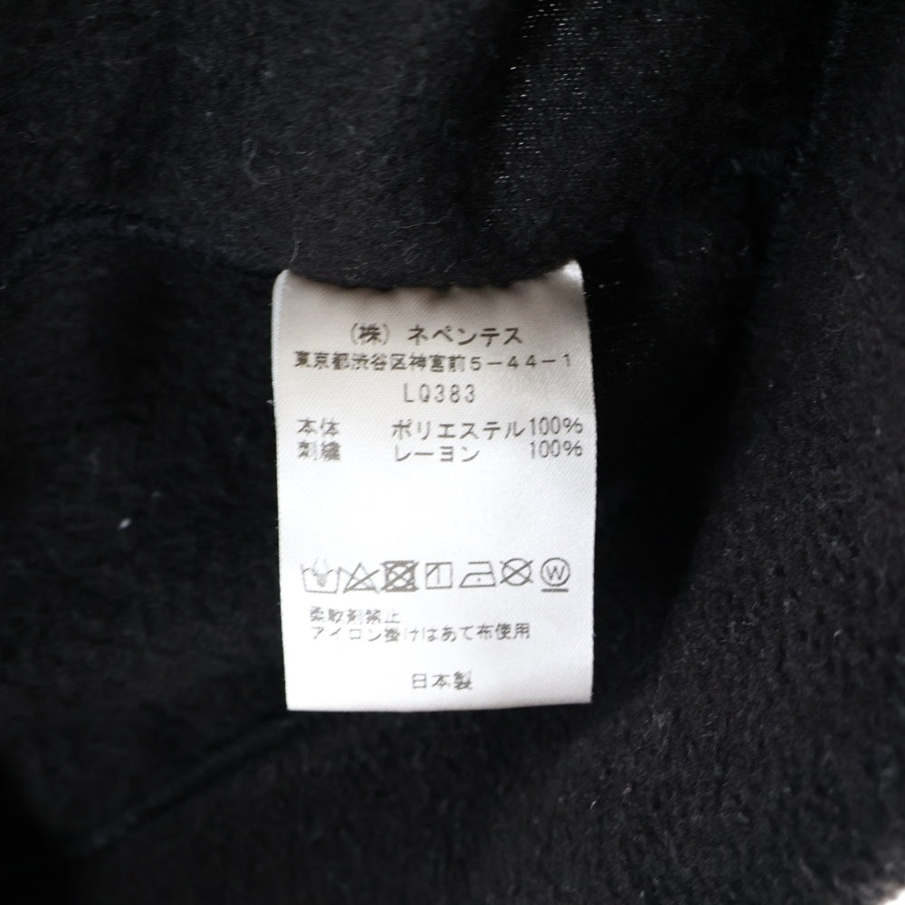 Needles(ニードルス) ×STUDIOUS ジップアップ フリース トラックジャケット ブラウン LQ383