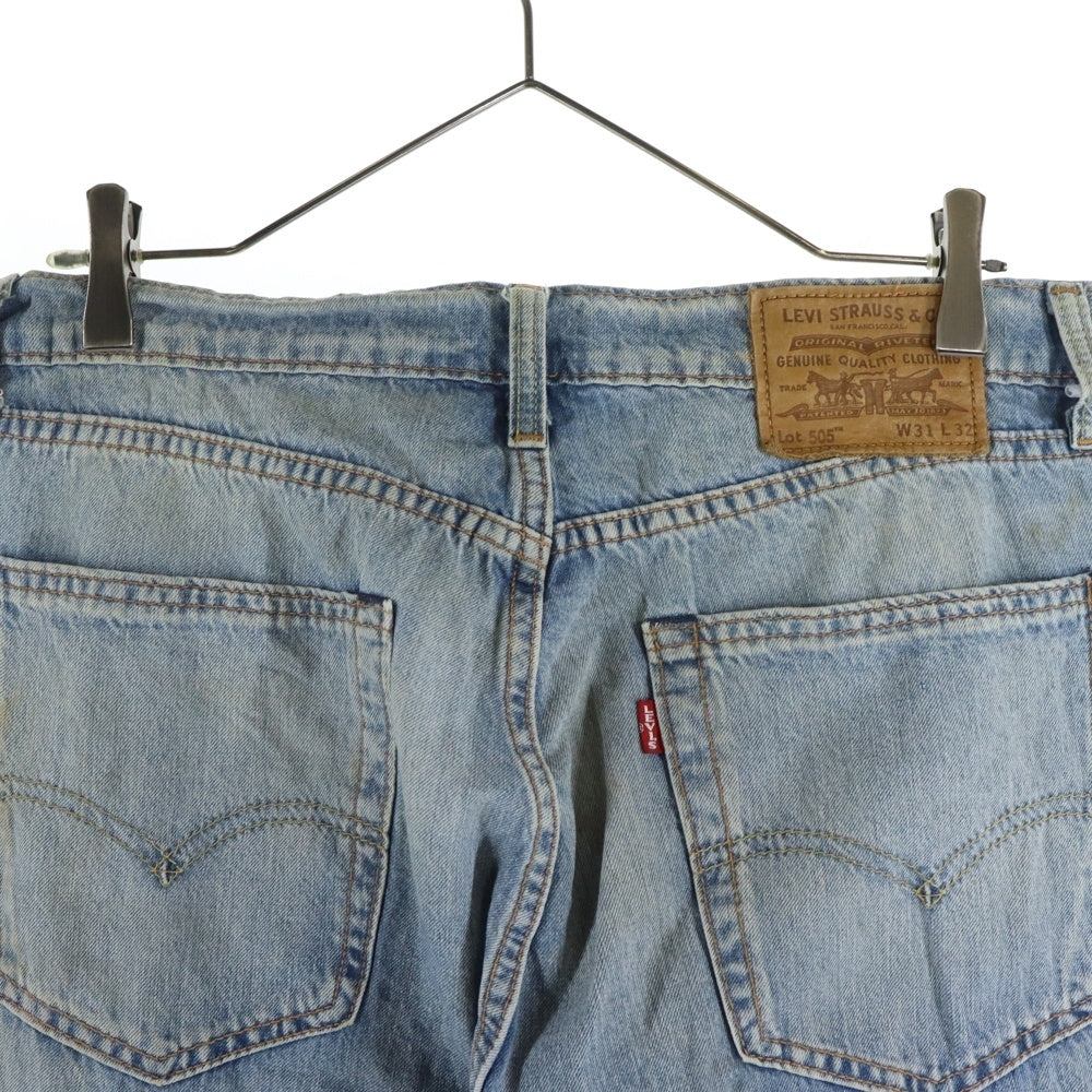 Levi's(リーバイス) 505 ジップフライ レギュラー ストレート デニム パンツ インディゴ 00505-1773
