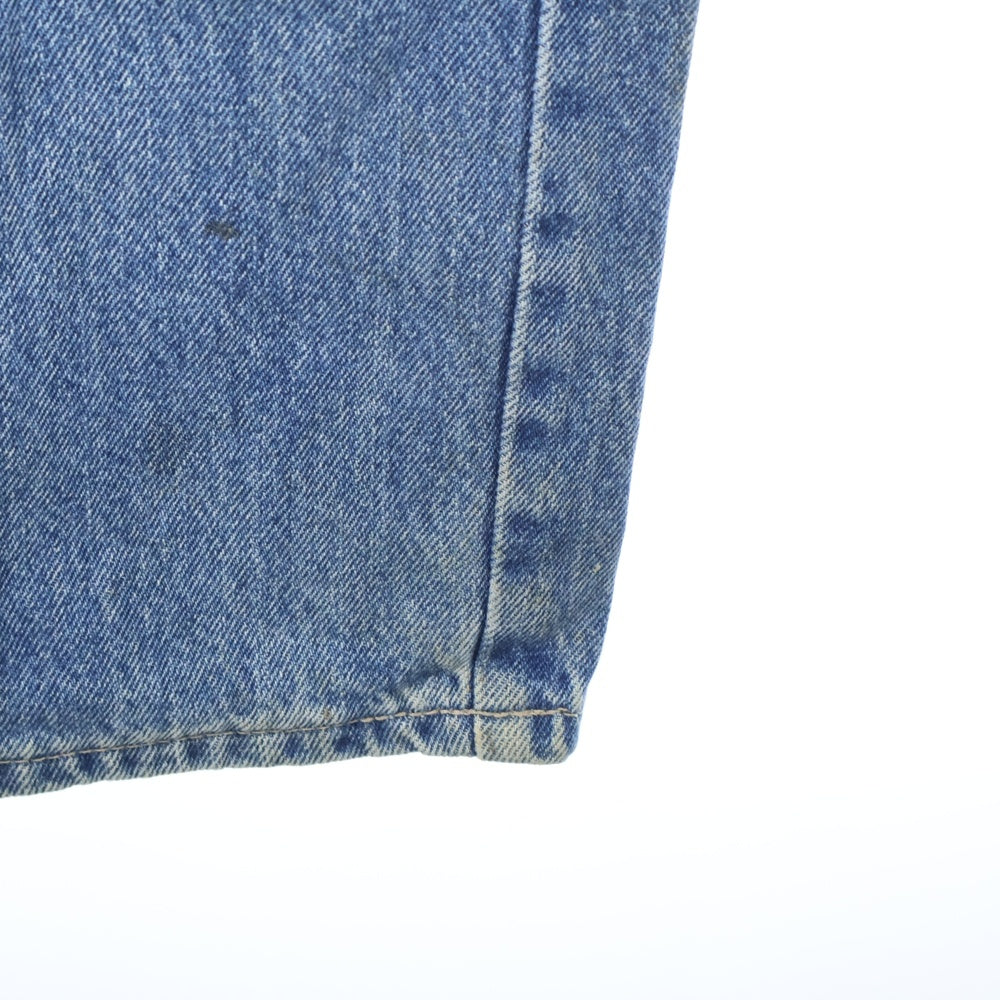 Dickies(ディッキーズ) ロゴパッチ ジップフライ ワイド ペインター デニム パンツ インディゴ 1993SNB