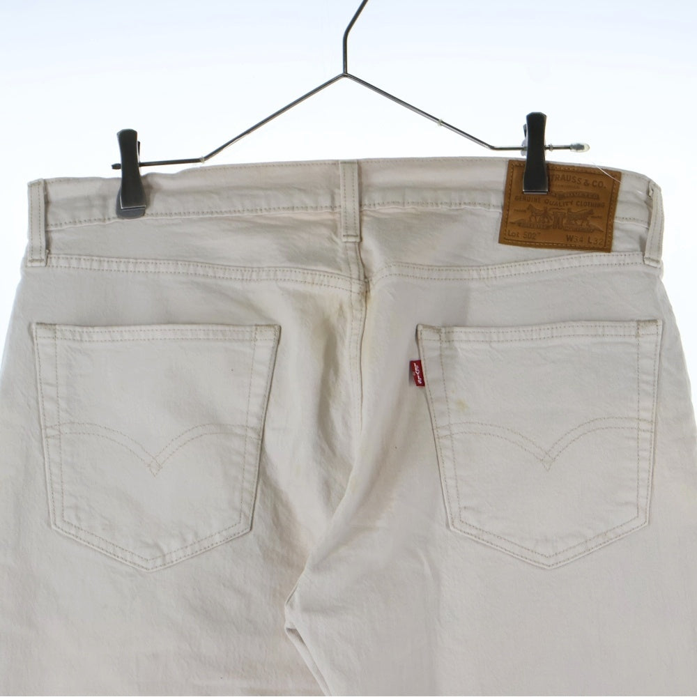Levi's(リーバイス) PREMIUM 502 プレミアム ジップフライ レギュラー ストレート デニム パンツ ホワイト 29507-1107