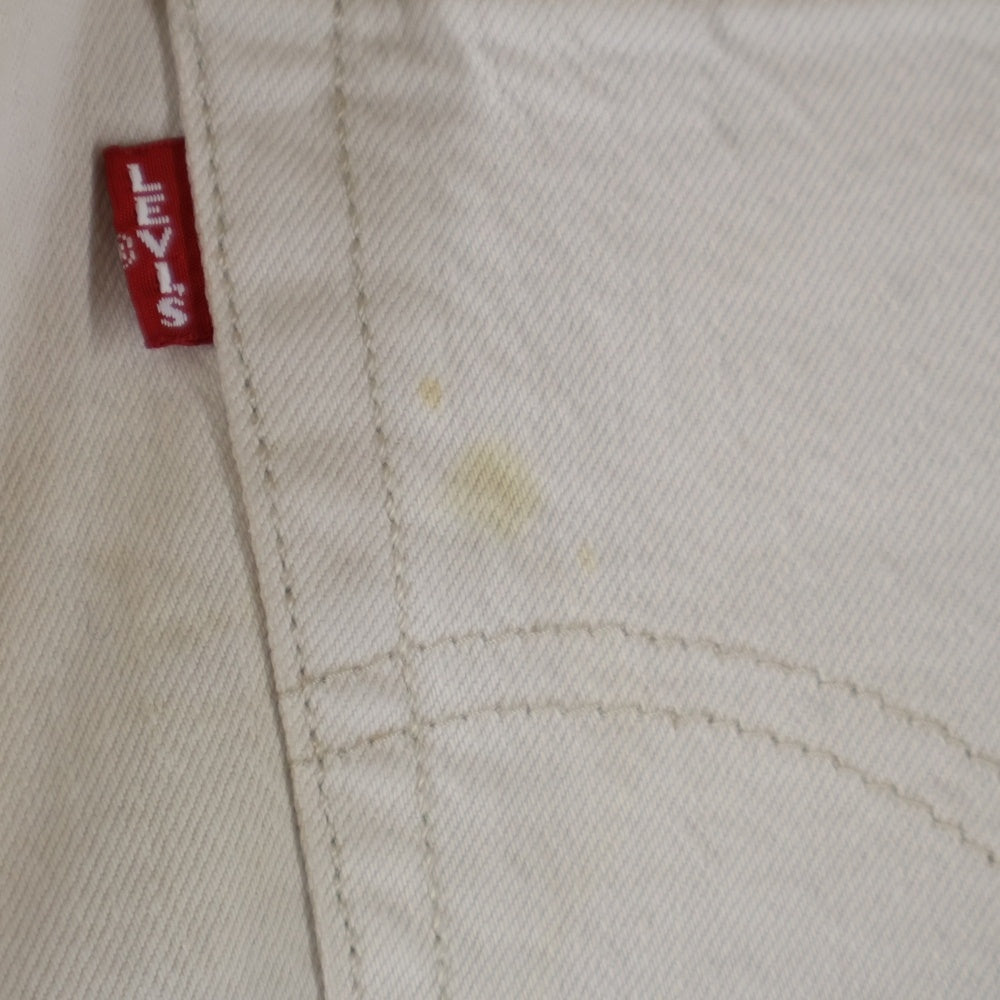 Levi's(リーバイス) PREMIUM 502 プレミアム ジップフライ レギュラー ストレート デニム パンツ ホワイト 29507-1107