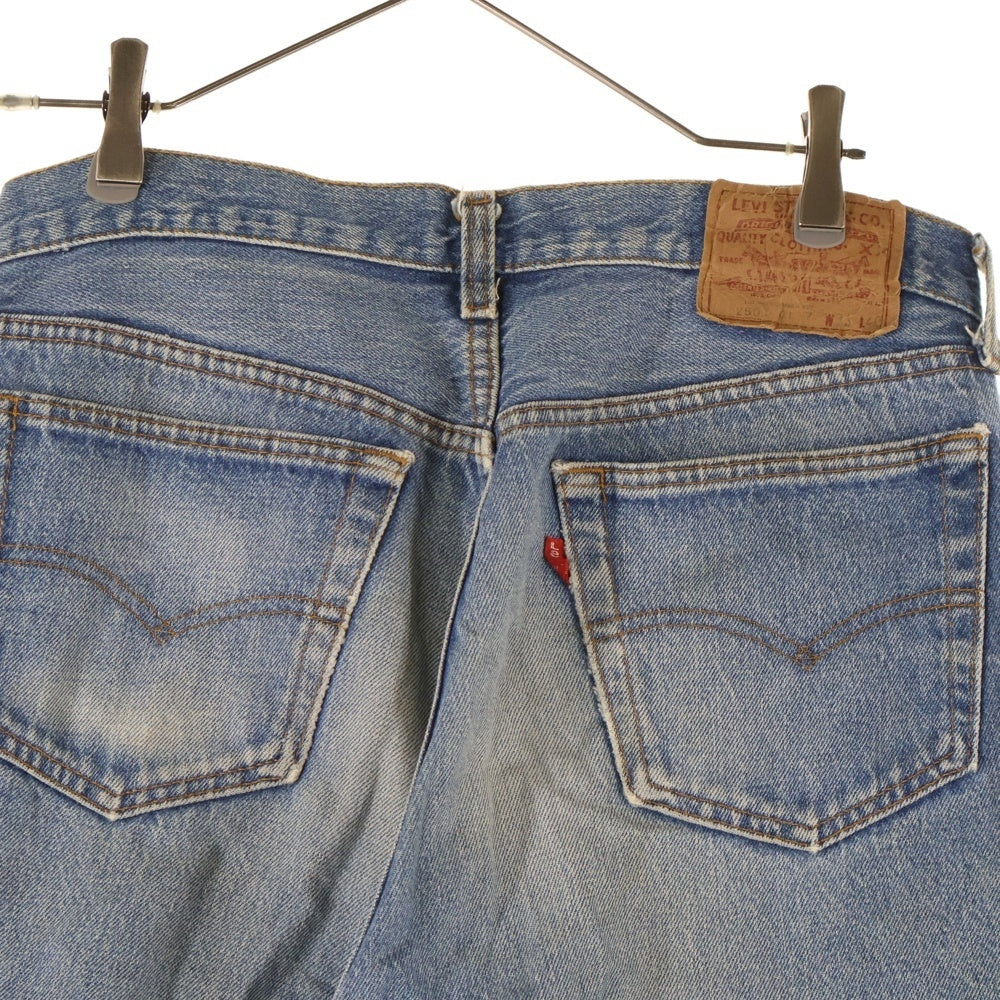 Levi's(リーバイス) 80s VINTGE 501 ボタン裏刻印653 赤耳タブ ボタンフライ レギュラー ストレート デニム パンツ インディゴ 2501-0117