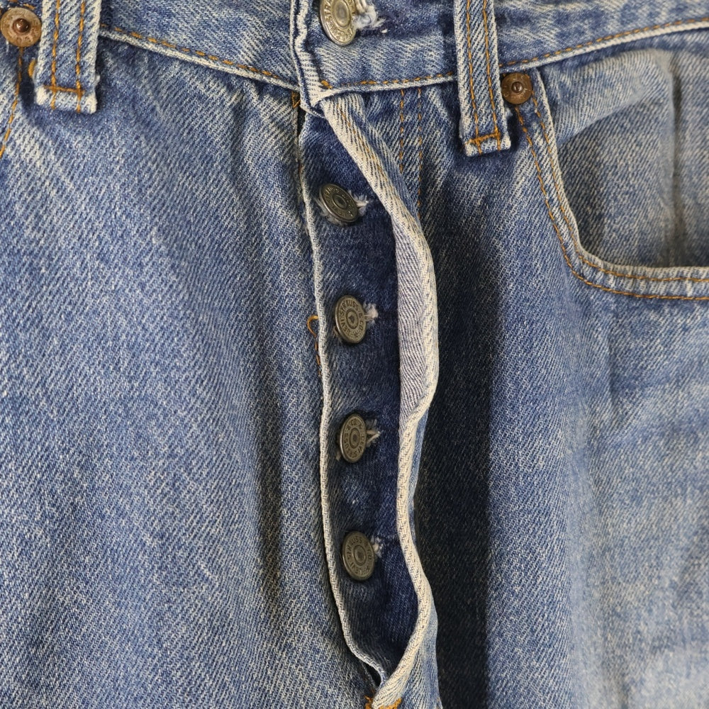 Levi's(リーバイス) 80s VINTGE 501 ボタン裏刻印653 赤耳タブ ボタンフライ レギュラー ストレート デニム パンツ インディゴ 2501-0117