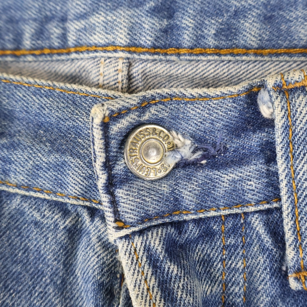 Levi's(リーバイス) 80s VINTGE 501 ボタン裏刻印653 赤耳タブ ボタンフライ レギュラー ストレート デニム パンツ インディゴ 2501-0117