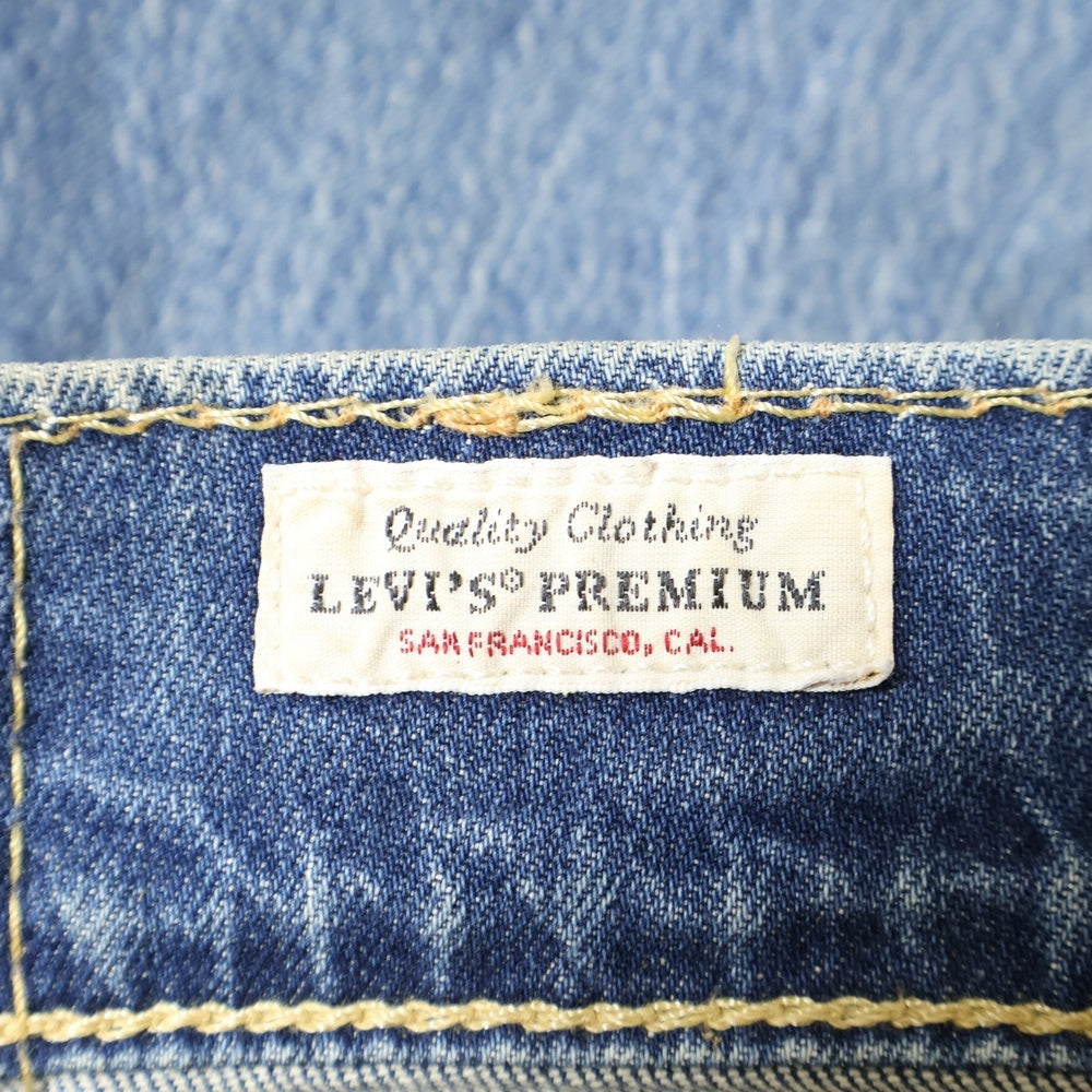 Levi's(リーバイス) PREMIUM TYPE 1 505 プレミアム ジップフライ レギュラー ストレート デニム パンツ インディゴ 52440-0003