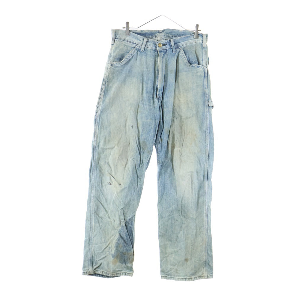 LEE(リー) DUNGAREES ダンガリーズ ジップフライ ワイド ペインター デニム パンツ インディゴ LM7288