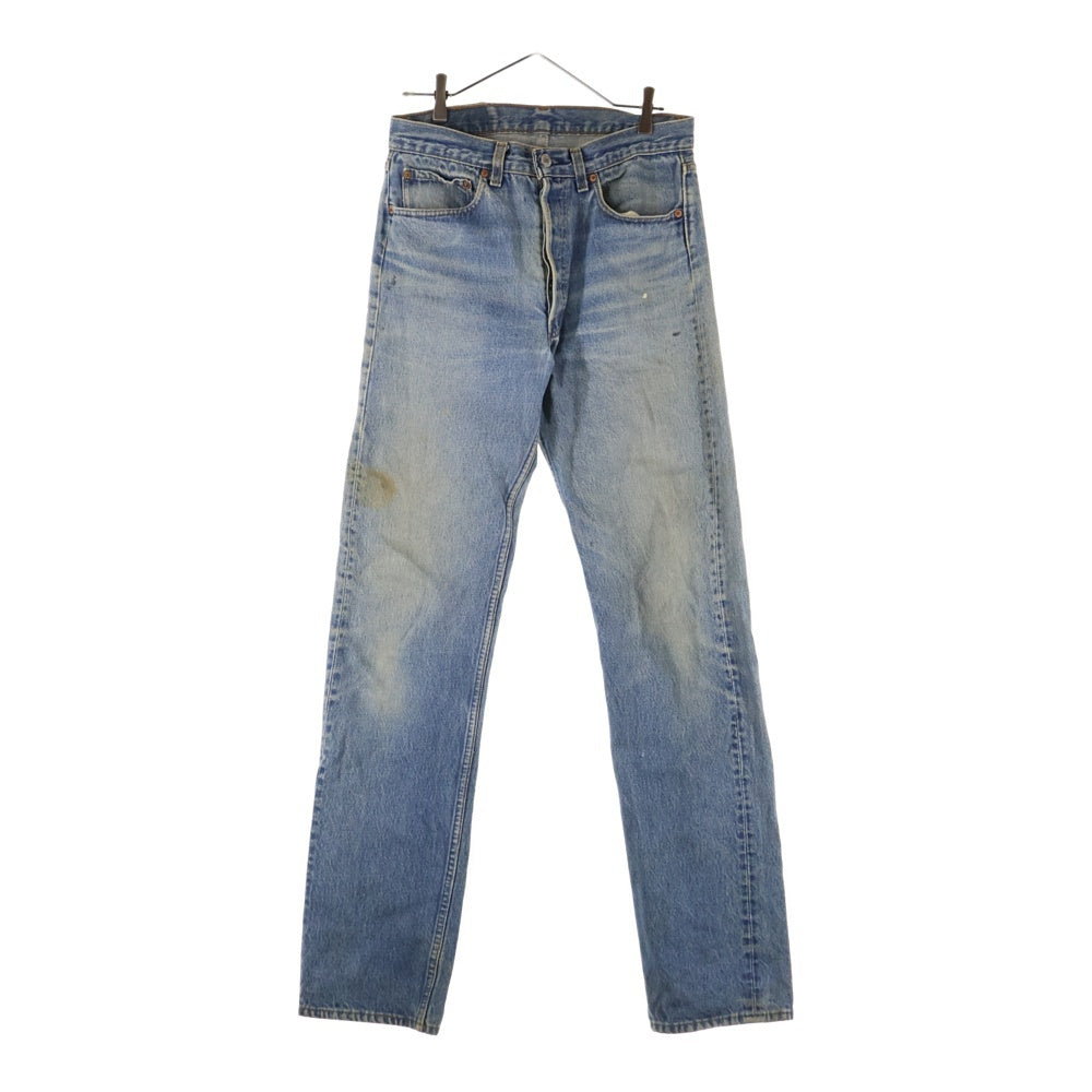 Levi's(リーバイス) 80-90s VINTGE 501XX 復刻 ボタン裏刻印552 ボタンフライ ストレート デニム パンツ インディゴ 501-0117