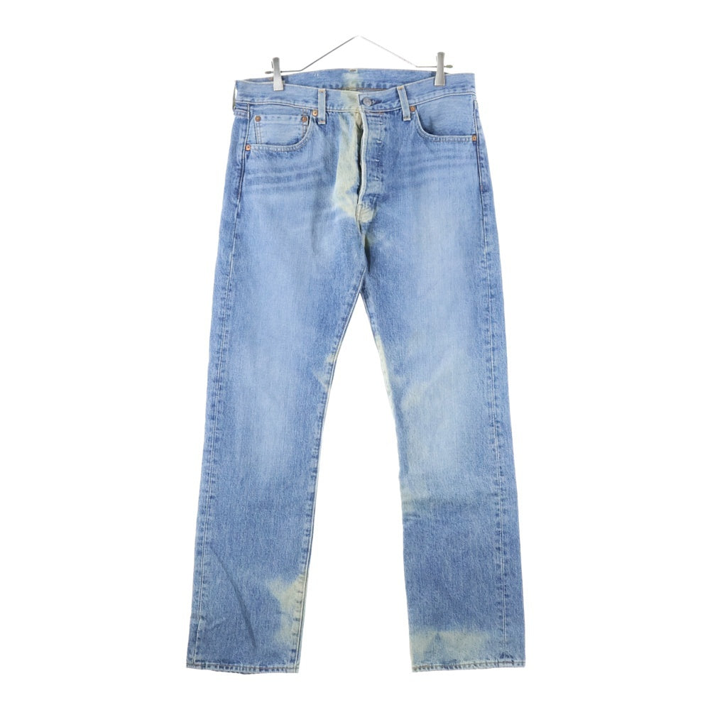 Levi's(リーバイス) USA製 BIG E PREMIUM 501 復刻 ビッグE プレミアム ボタンフライ ストレート デニム パンツ インディゴ 00501-2454