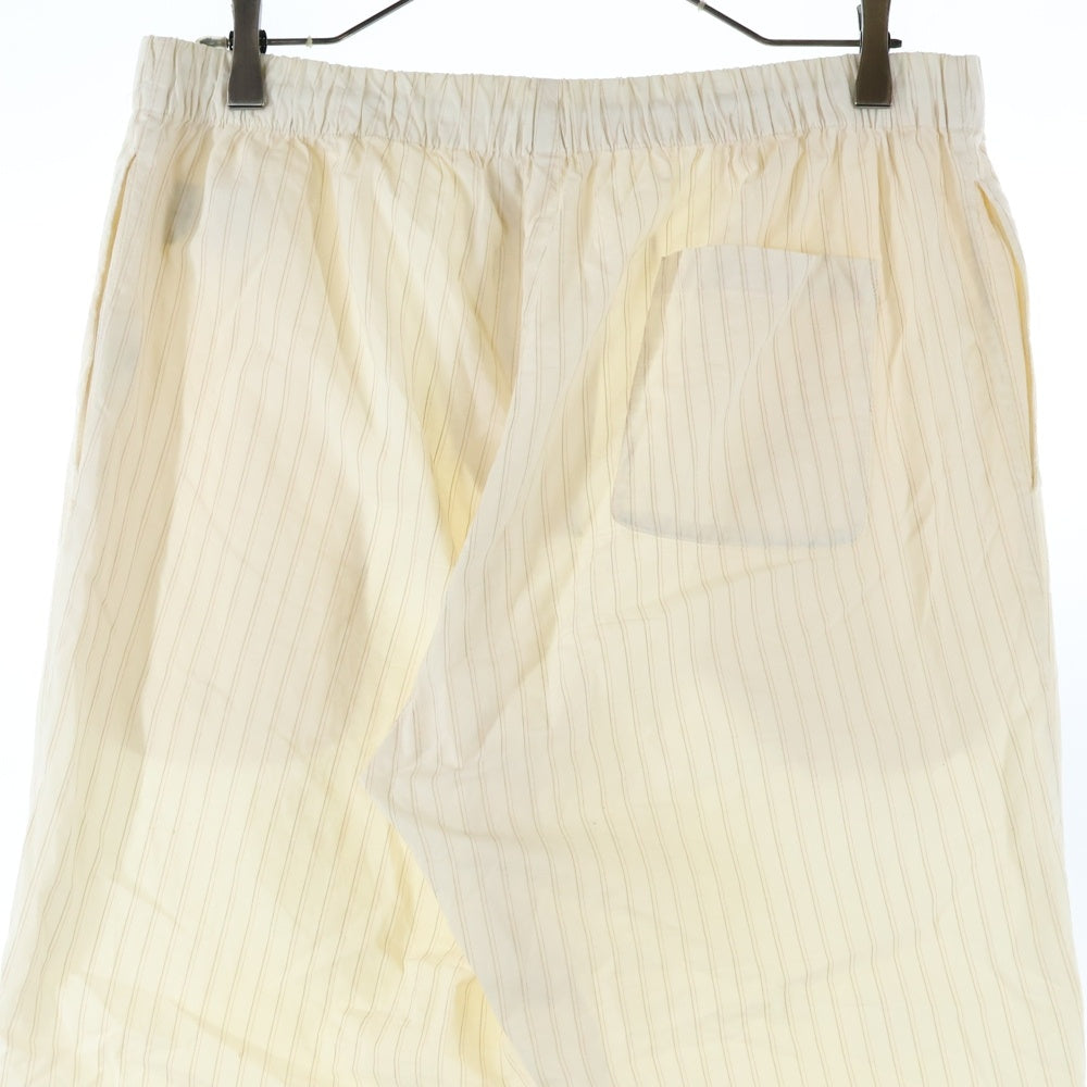 UNUSED(アンユーズド) STRIPE PANTS ストライプ柄 イージーパンツ ベージュ UW1050