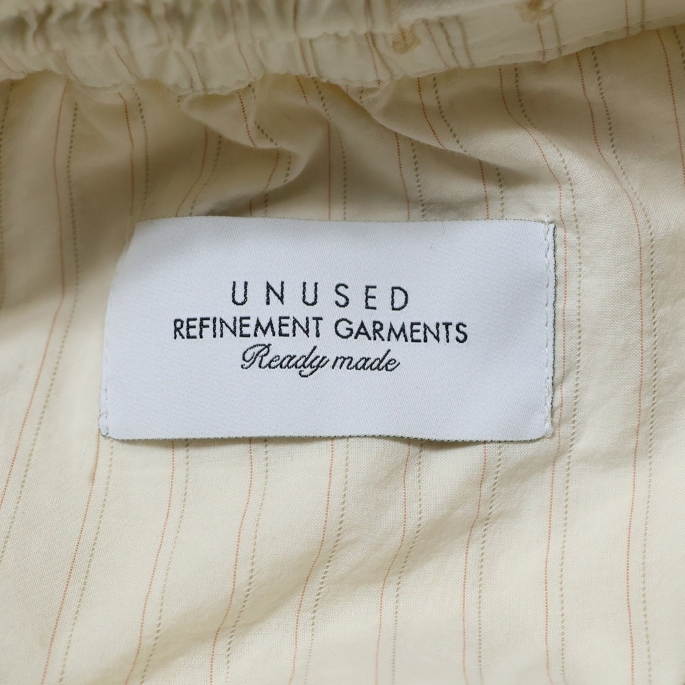 UNUSED(アンユーズド) STRIPE PANTS ストライプ柄 イージーパンツ ベージュ UW1050
