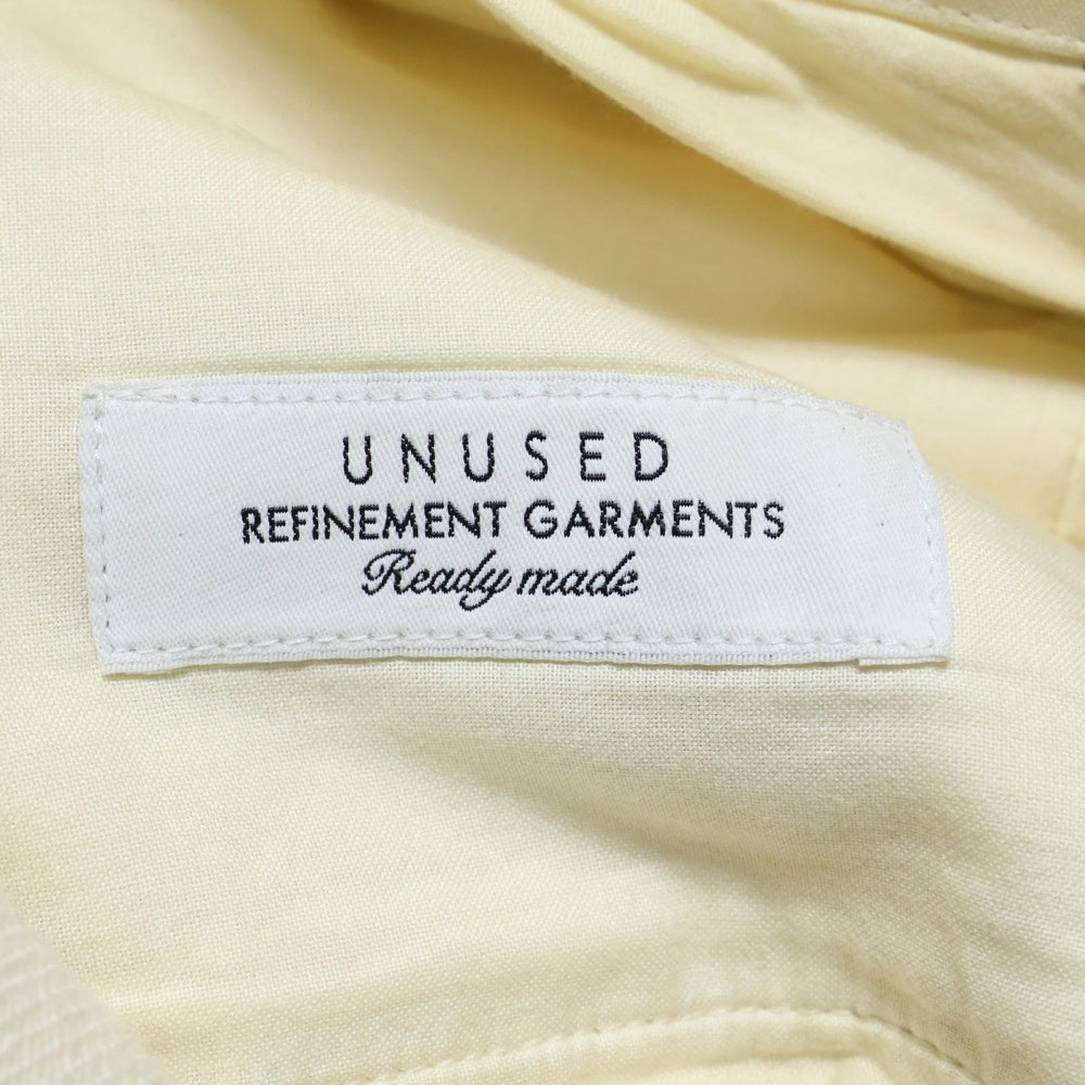 UNUSED(アンユーズド) DENIM PANTS 4ポケット カラーデニム ジップフライパンツ アイボリー UW0877