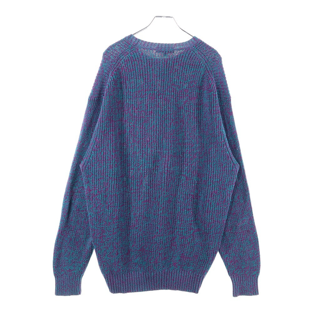 SUPREME(シュプリーム) 21AW Melange Rib Knit Sweater Small Box Logo スモールボックスロゴ メランジリブニット セーター マルチカラー