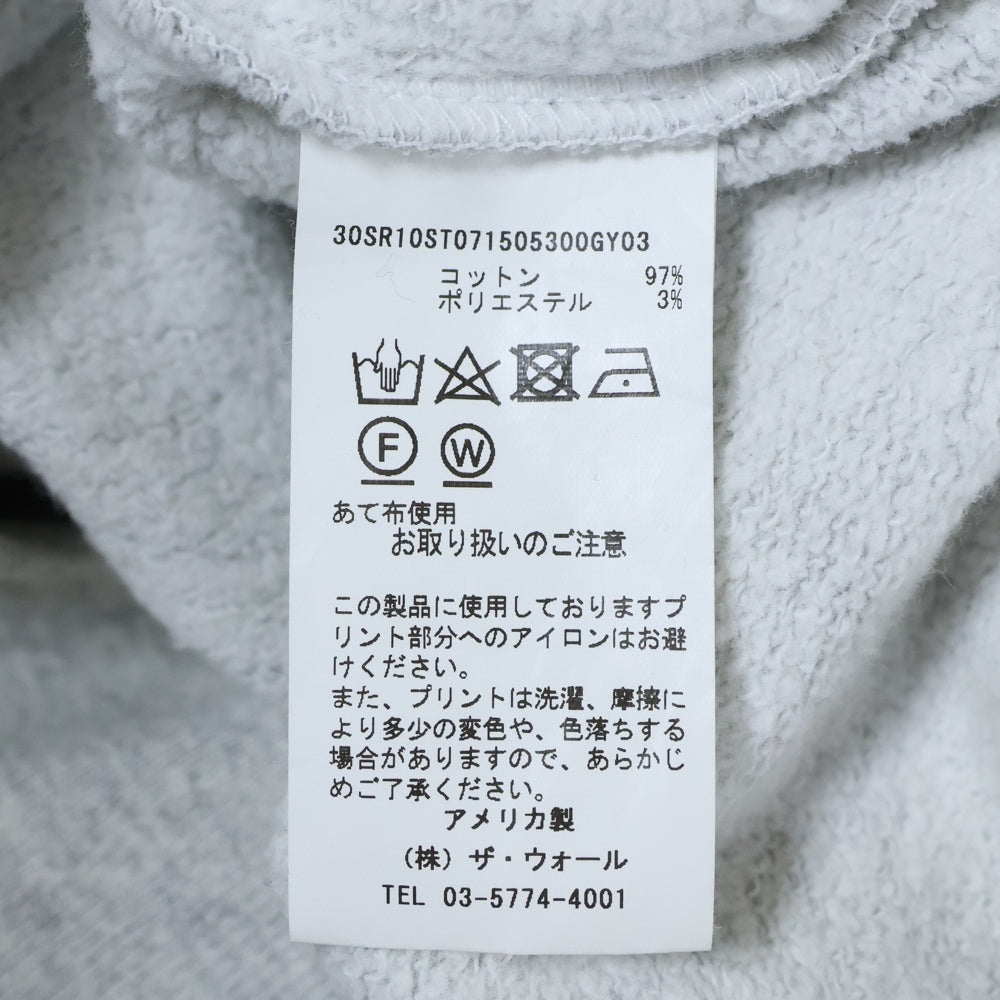 SPORTY&RICH(スポーティーアンドリッチ) Yankees crewneck sweat GREY USA製 ニューヨークヤンキース クルーネック スウェット トレーナー グレー