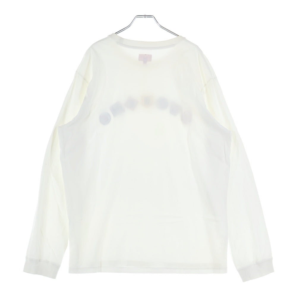 SUPREME(シュプリーム) 21AW Geo Arc L/S Top ゲオ フロントアーチロゴ刺繍ロングスリーブTシャツ 長袖 ホワイト