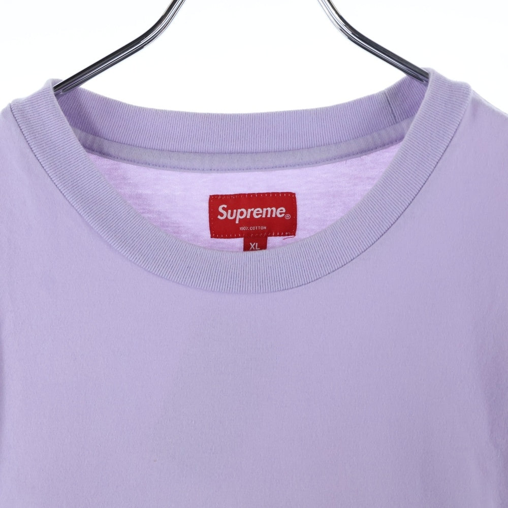 SUPREME(シュプリーム) 22SS Applique Arc S／S Top アーチロゴアップリケ クルーネック半袖Tシャツ パープル