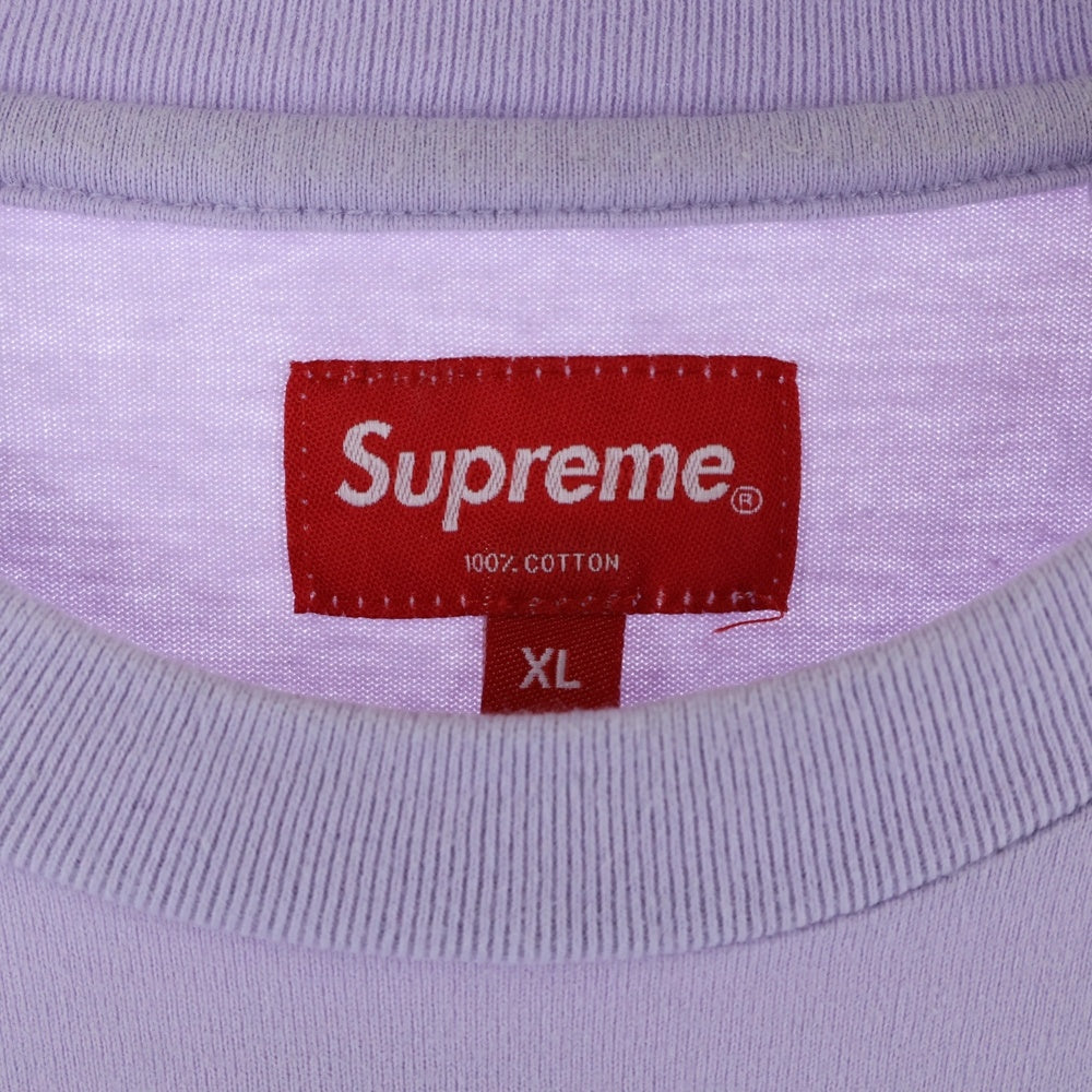 SUPREME(シュプリーム) 22SS Applique Arc S／S Top アーチロゴアップリケ クルーネック半袖Tシャツ パープル