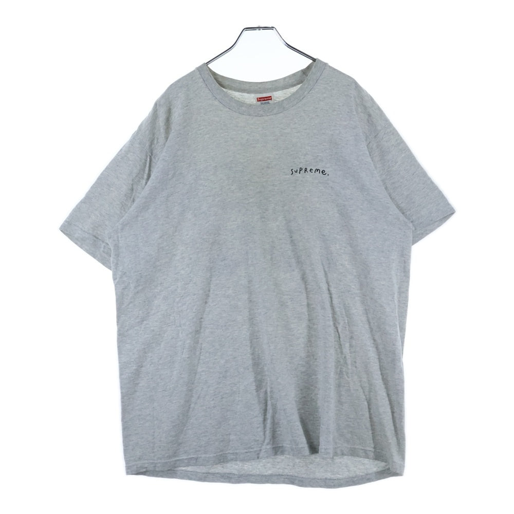 SUPREME(シュプリーム) 23AW Yin Yang Tee インヤン バックプリントクルーネック半袖Tシャツ グレー