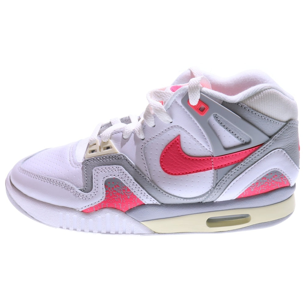 NIKE(ナイキ) AIR TECH CHALLENGE II QS エアテック チャレンジ ハイカットスニーカー レディース ホワイト/ピンク US5/23.5cm FZ9033-100