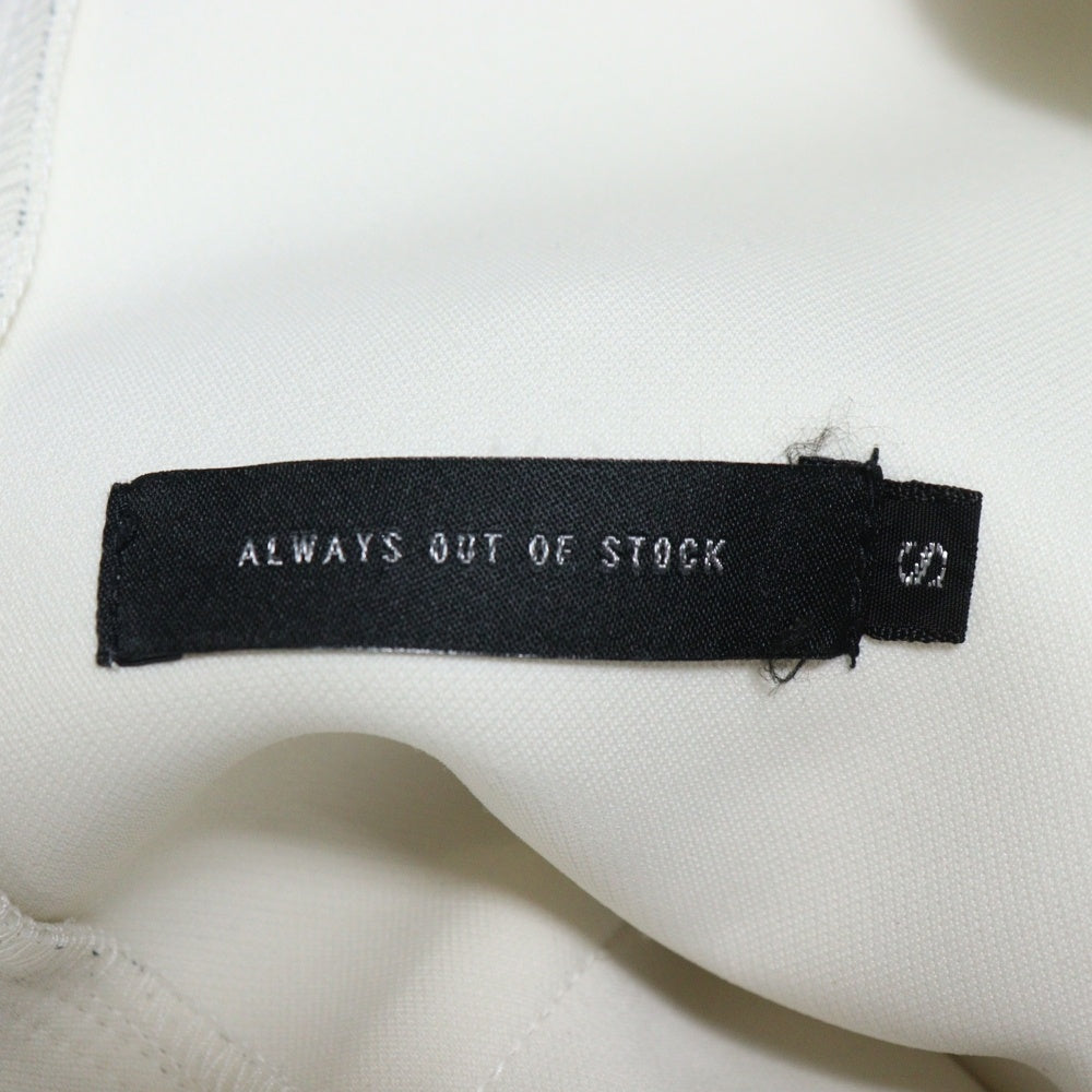 ALWAYS OUT OF STOCK(オールウェイズアウトオブストック) ACTIVE FATIGUE SHORT ポリエステル アクティブ ファティーグ ショーツ ハーフパンツ オフホワイト HA-022106324