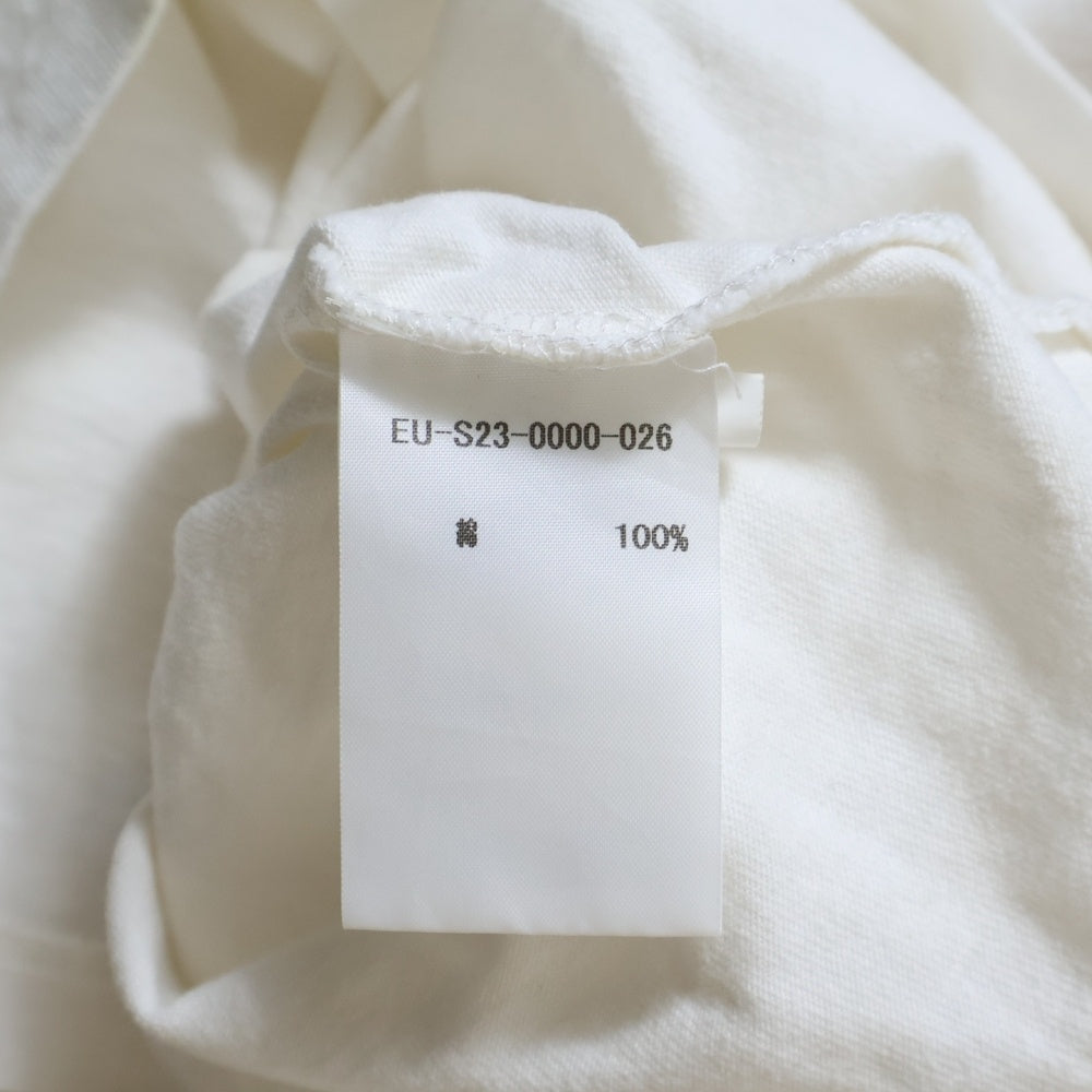 Emotionally Unavailable(エモーショナリー アンアヴェイラブル) 23SS EU MULTI LOGO L/S TEE ロゴ エンブロイダリー 背面プリント ロングスリーブ 長袖Tシャツ EU-S23-0000-026