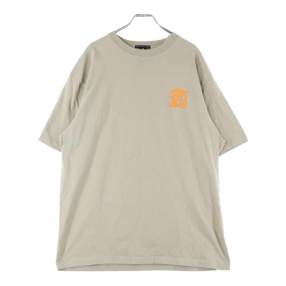 TOKYO23(トウキョウニジュウサン) OLD ENGLISH LOGO T-shirt BEIGE オールド イングリッシュ ロゴ クルーネック 半袖 Tシャツ カットソー ベージュ T024S-TS005